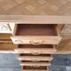Low buffet in solid cherry wood renovated – Louis XV style – 250 cm