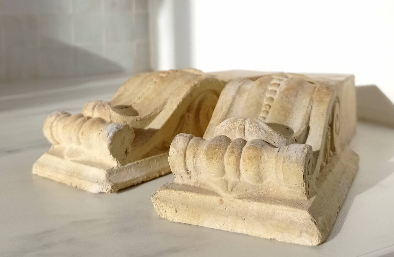 Numbered workshop plaster