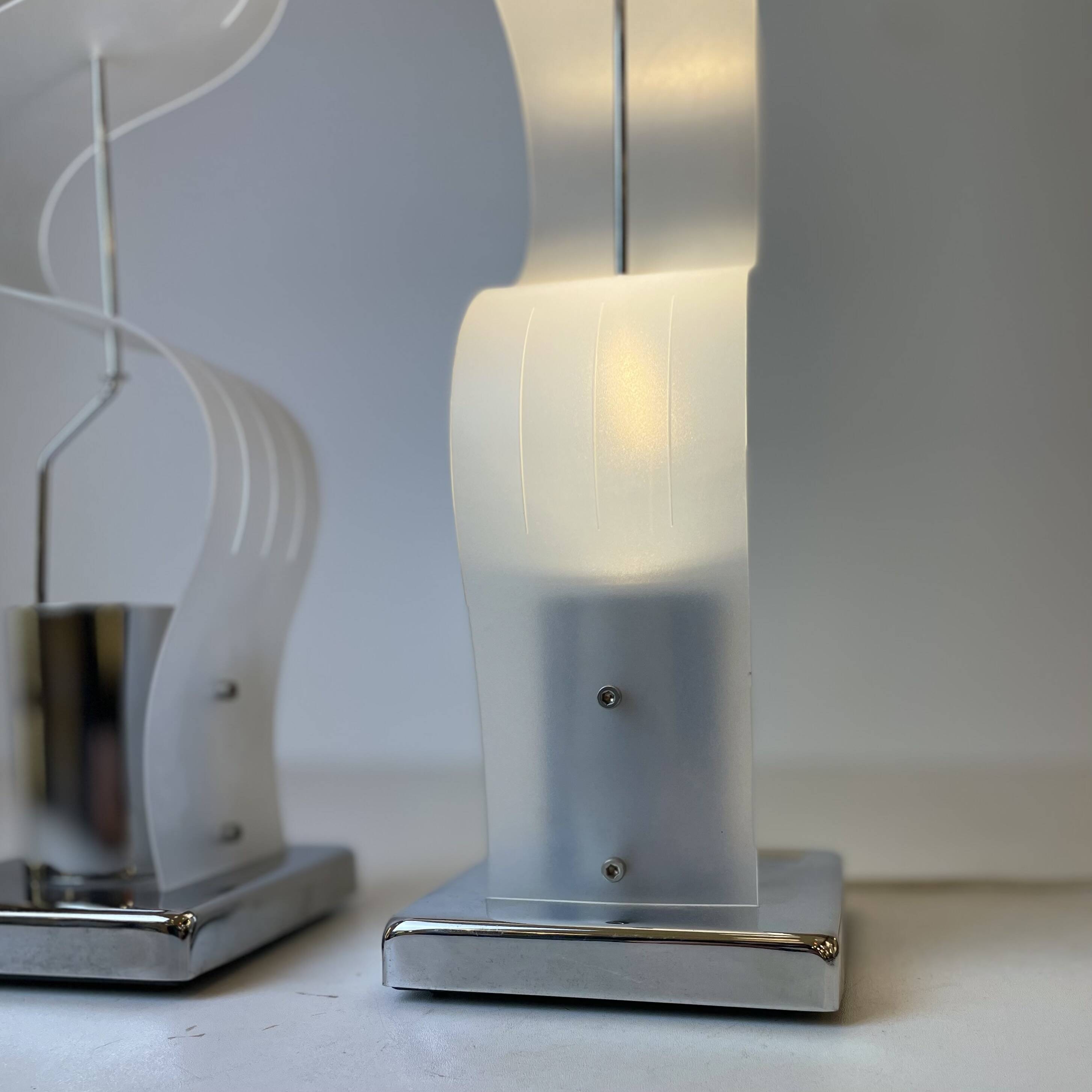 Pair of Late Modernist Table Lamps, 1990s~2000s