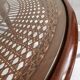 Table basse années 1940 cannage rotin colonial