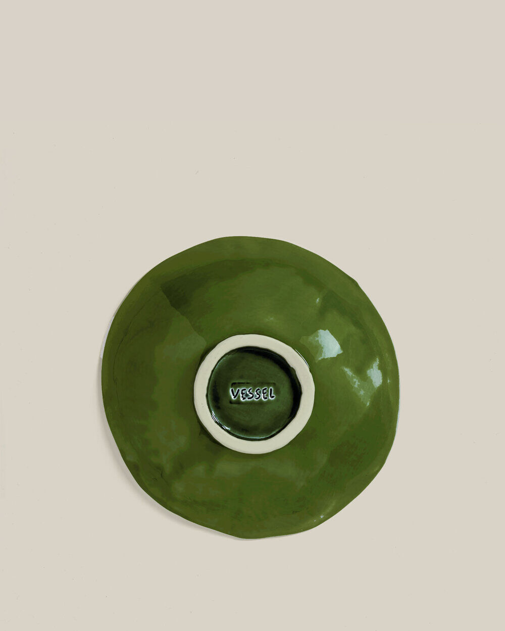 Malt olive L - Salad bowl