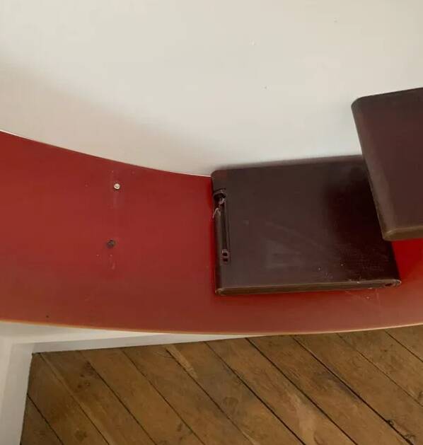 Kartell Library / Bookshelf - Bookworm - colour burgundy