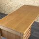 1960s 1970s Oak Writing Desk Sliding Top by Peter Løvig Nielsen for Løvig