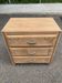 Petite commode art déco rénovée en chêne brut 1950