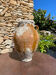 Ancient terracotta pottery jar