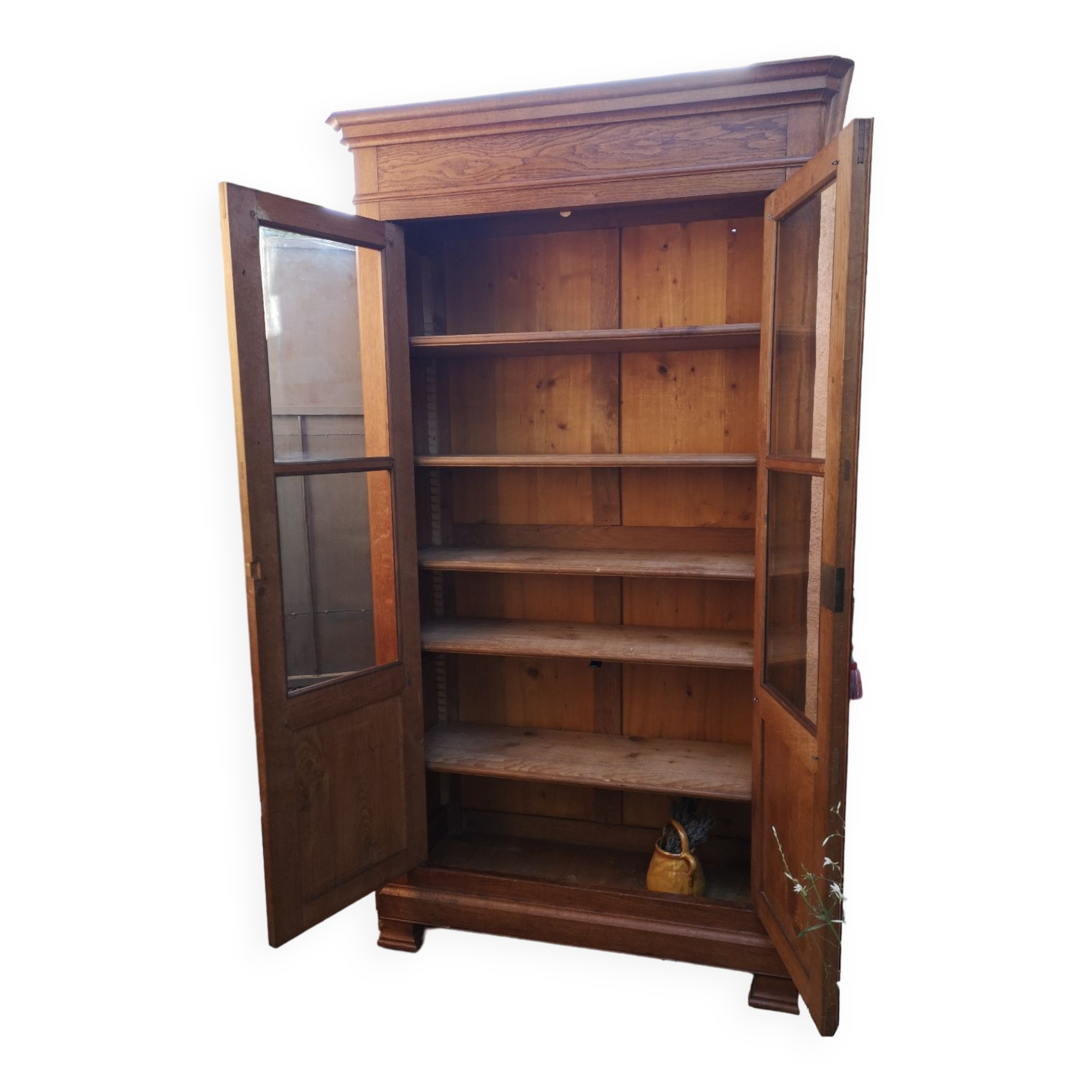 Louis Philippe glass cabinet