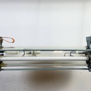 Industrial East German Fluorescent Tube Light From Leuchtenbau Wittenberg, 1980s