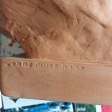 Mermoz terracotta bust R. Pollin