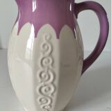 Pichet Villeroy & Boch Mettlach Ehrang, cream and plum