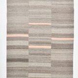 6x10 Salmon & Brown Contemporary Vintage Kilim Rug, 188x304Cm SK 33353
