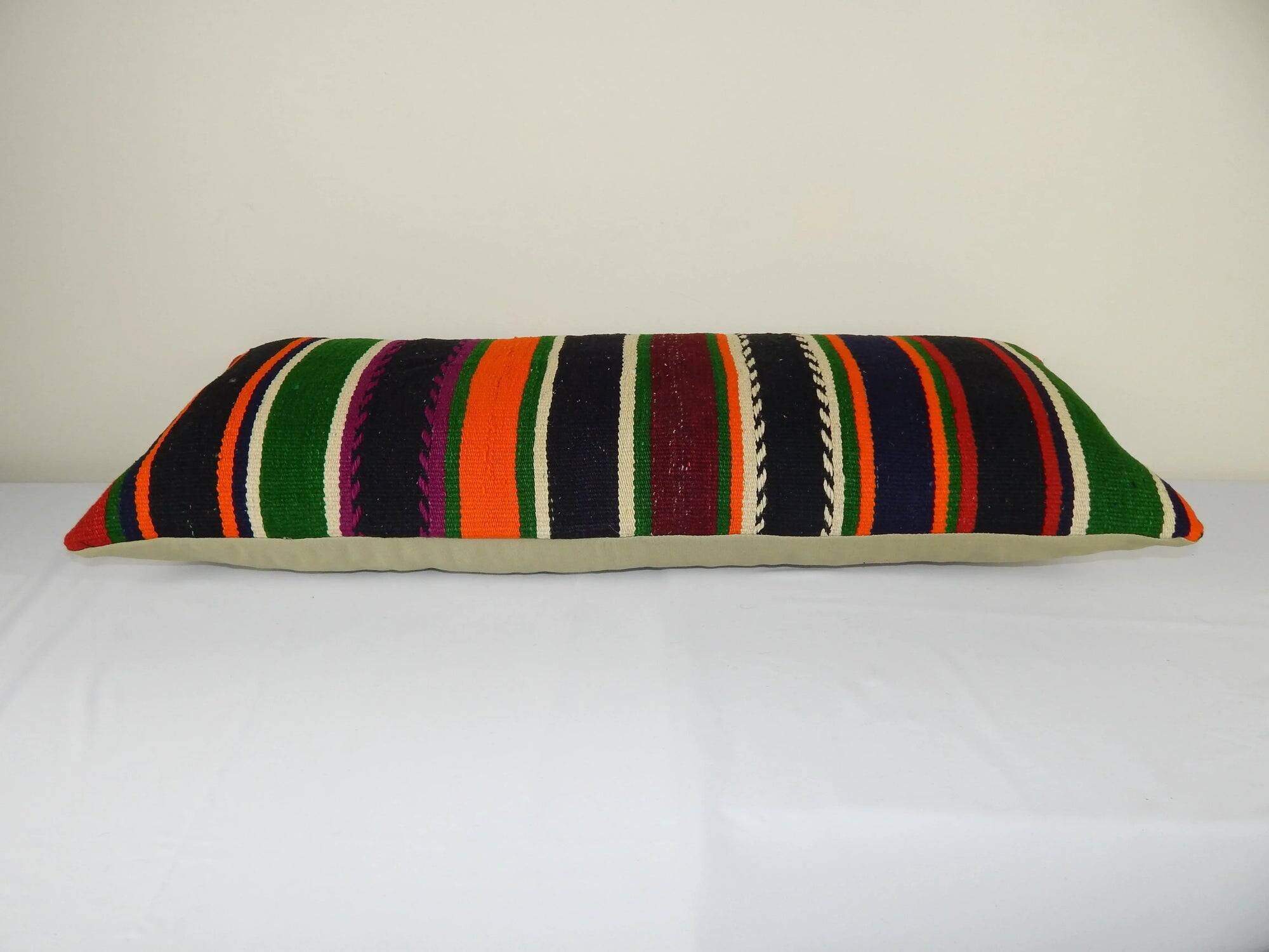 Vintage kilim cushion cover 102x41 cm