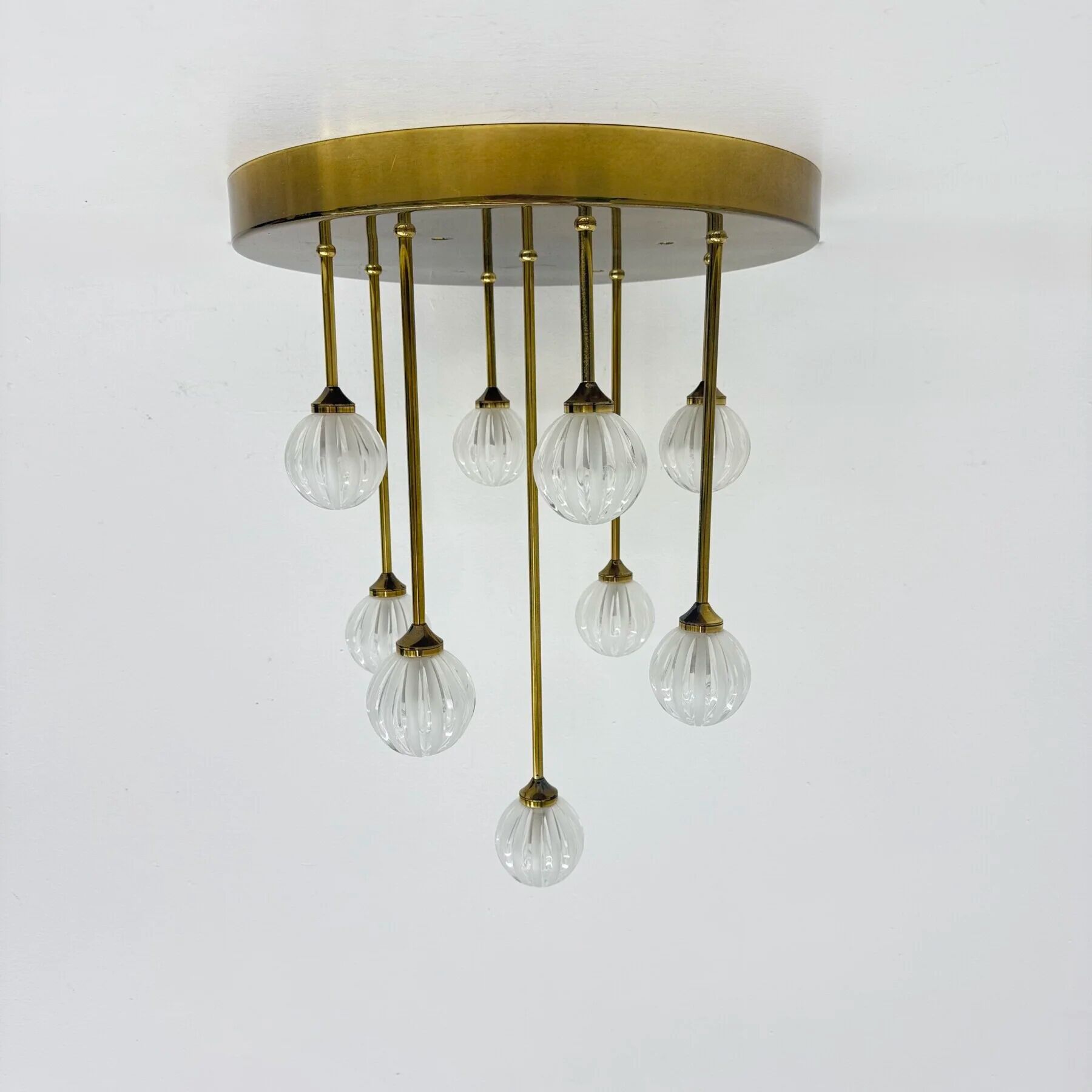 Mid-century design Christoph Palme ceiling lamp, 1980s