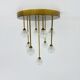 Mid-century design Christoph Palme ceiling lamp, 1980s