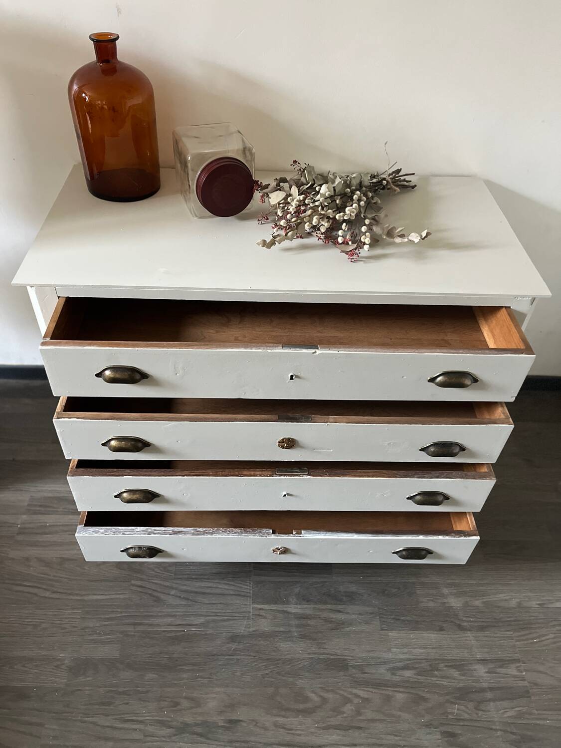 Commode ancienne lin