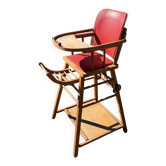 Vintage wooden high chair