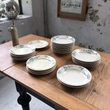 22 plates Lutece Longchamps