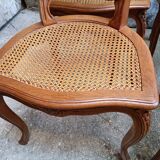 6 chairs canned Louis XV style