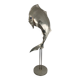 Fish in stainless steel Lighting object from Reinhard Stube