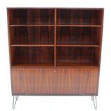 1960s Omann Jun Upcycled Bookcase Cabinet, Denmark