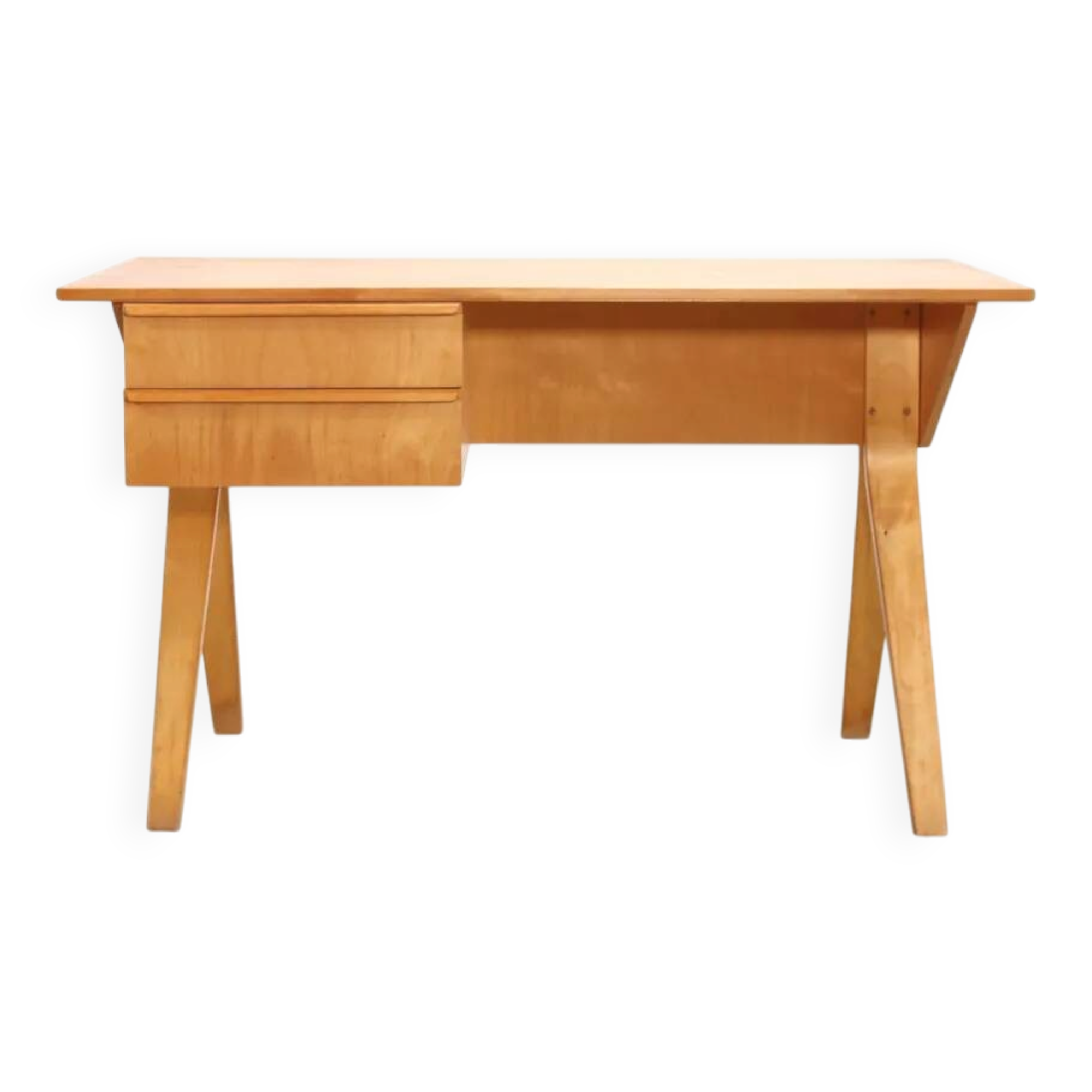 Birch EB02 desk by Cees Braakman for Pastoe