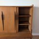 High oak buffet by Gérard Guermonprez, 1950s/60s.