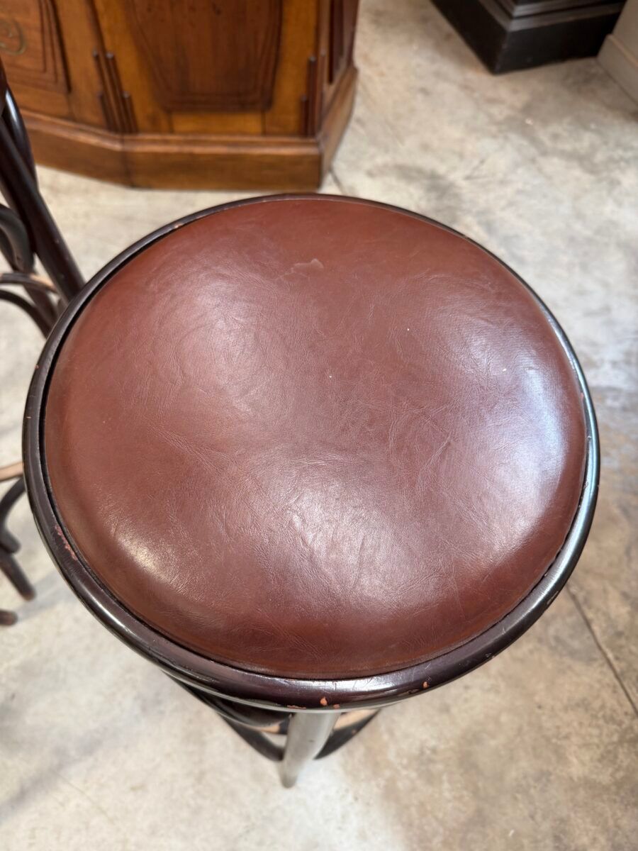 Set of 4 bar stools from the 1960s.