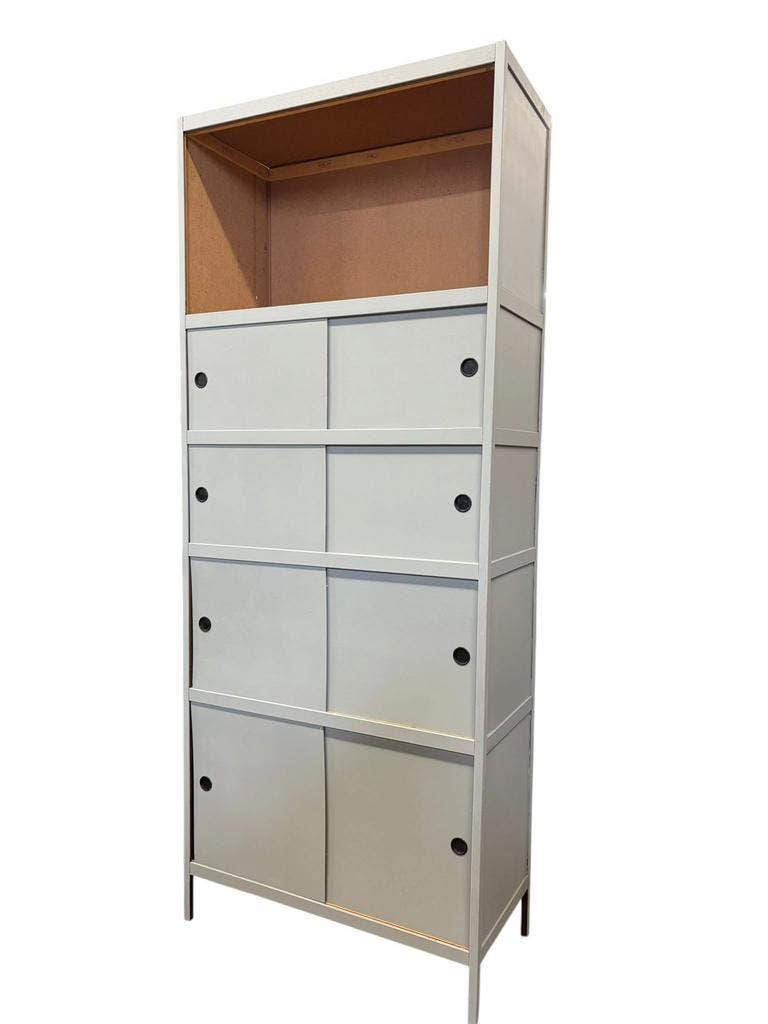 Vintage grey Kewlox wardrobe / shelf
