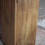 Art Deco wooden wardrobe with mirror