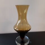 Vintage smoked vase
