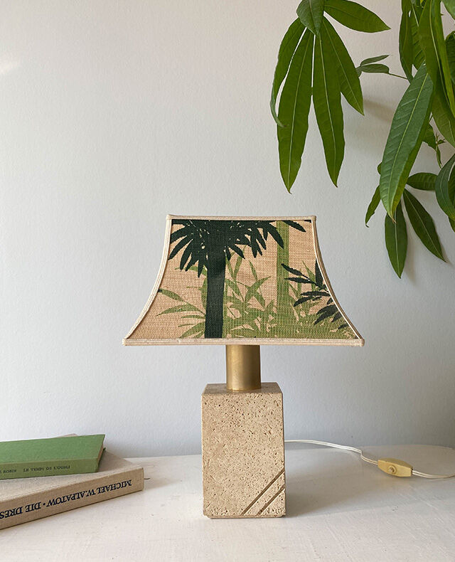 Lampe en travertin Cerri Nestore
