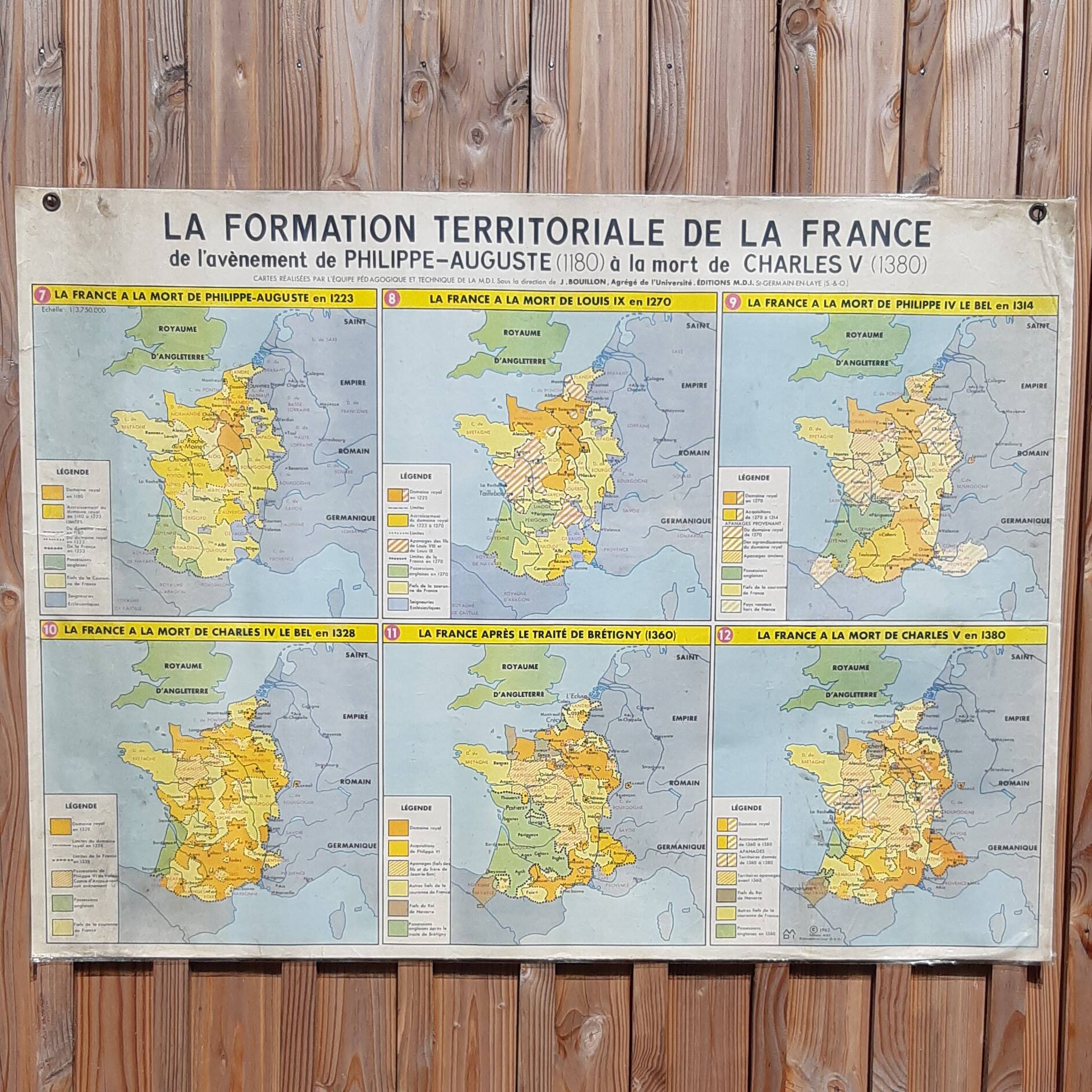 MDI school map "Territorial training in France"