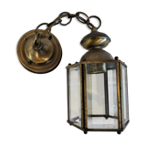 Hexagonal suspension in copper and glass
