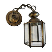 Hexagonal suspension in copper and glass