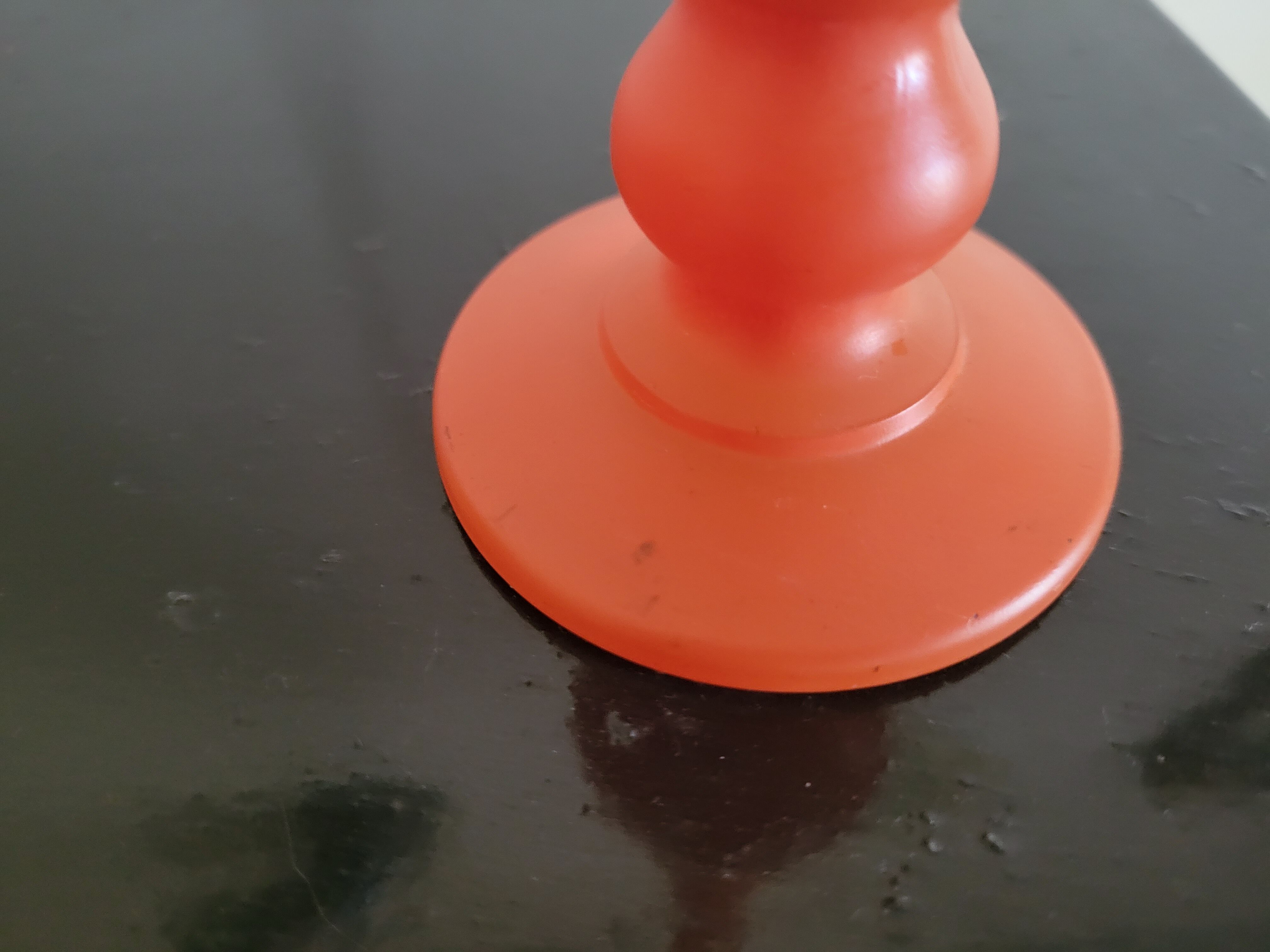 Vase orange JG Durand