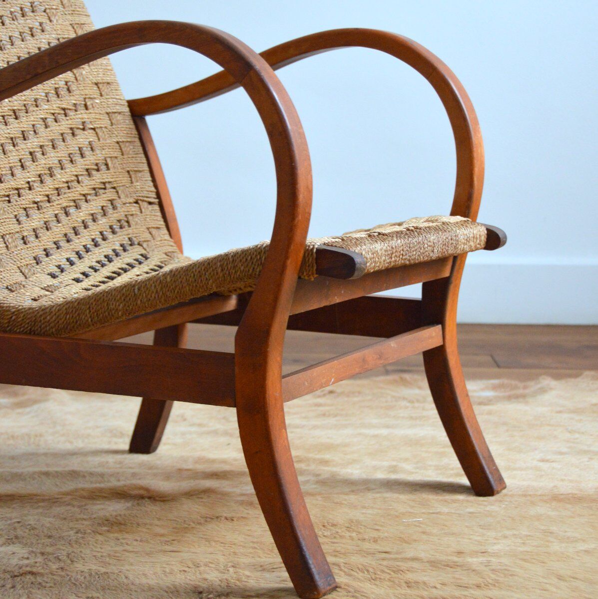 Bauhaus armchair by Erich Dieckmann Art Deco 1920 / 1930s