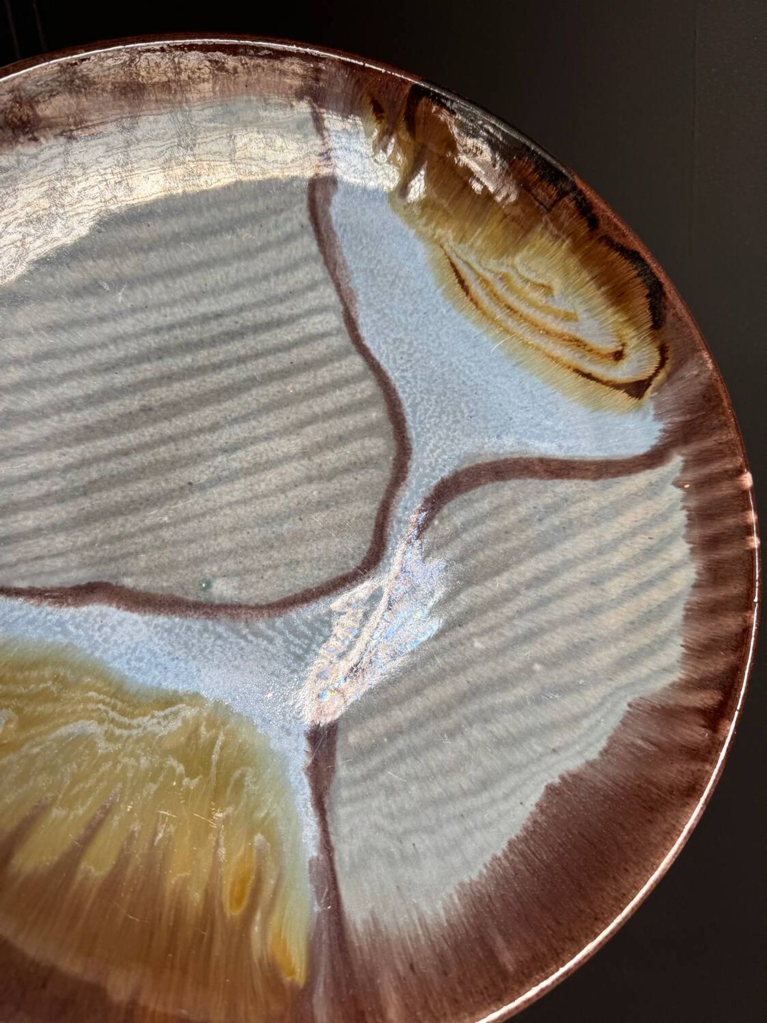 Assiette murale Kamionka Lysa Gora années 60