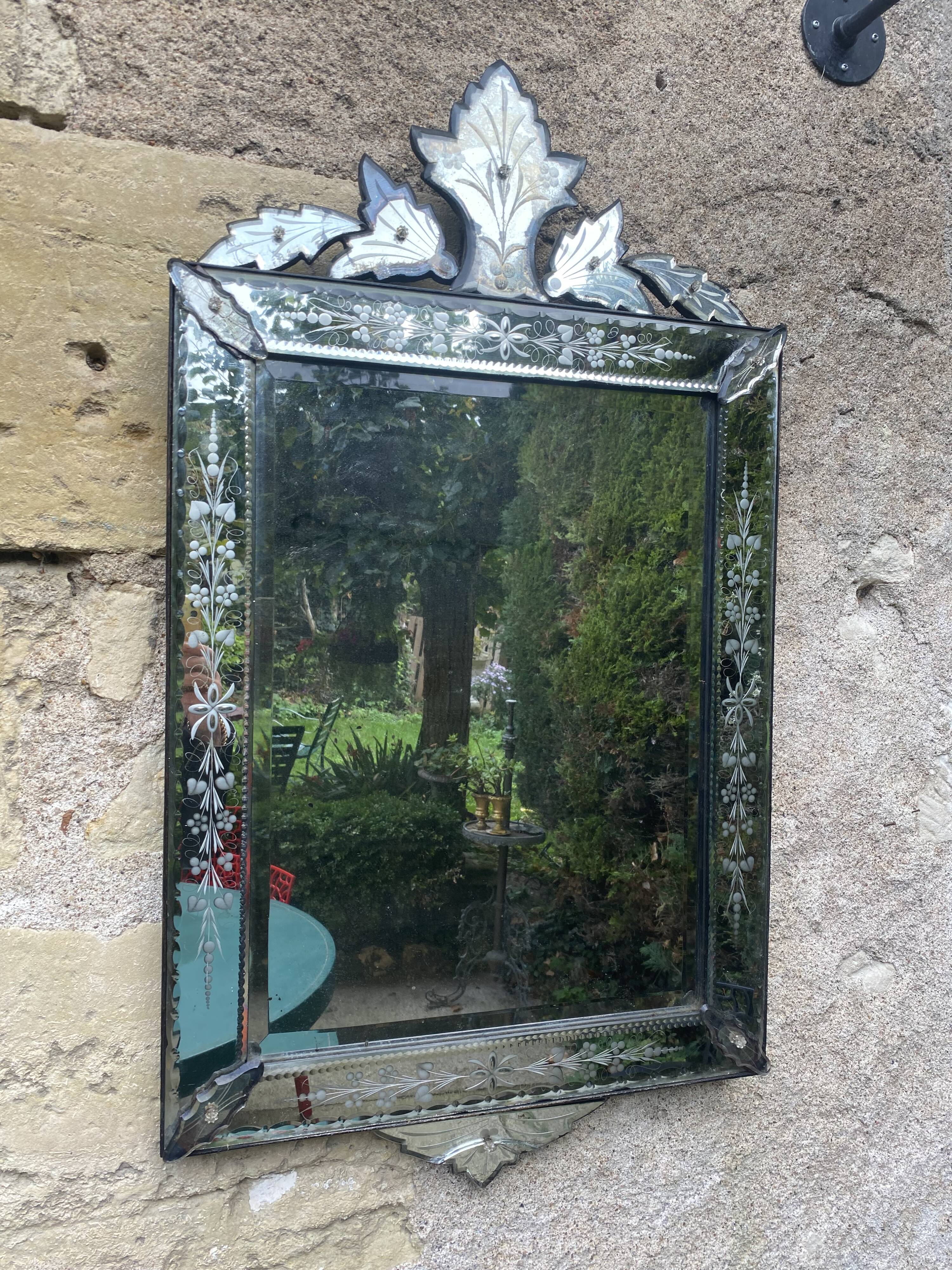 Venetian mirror circa 1900