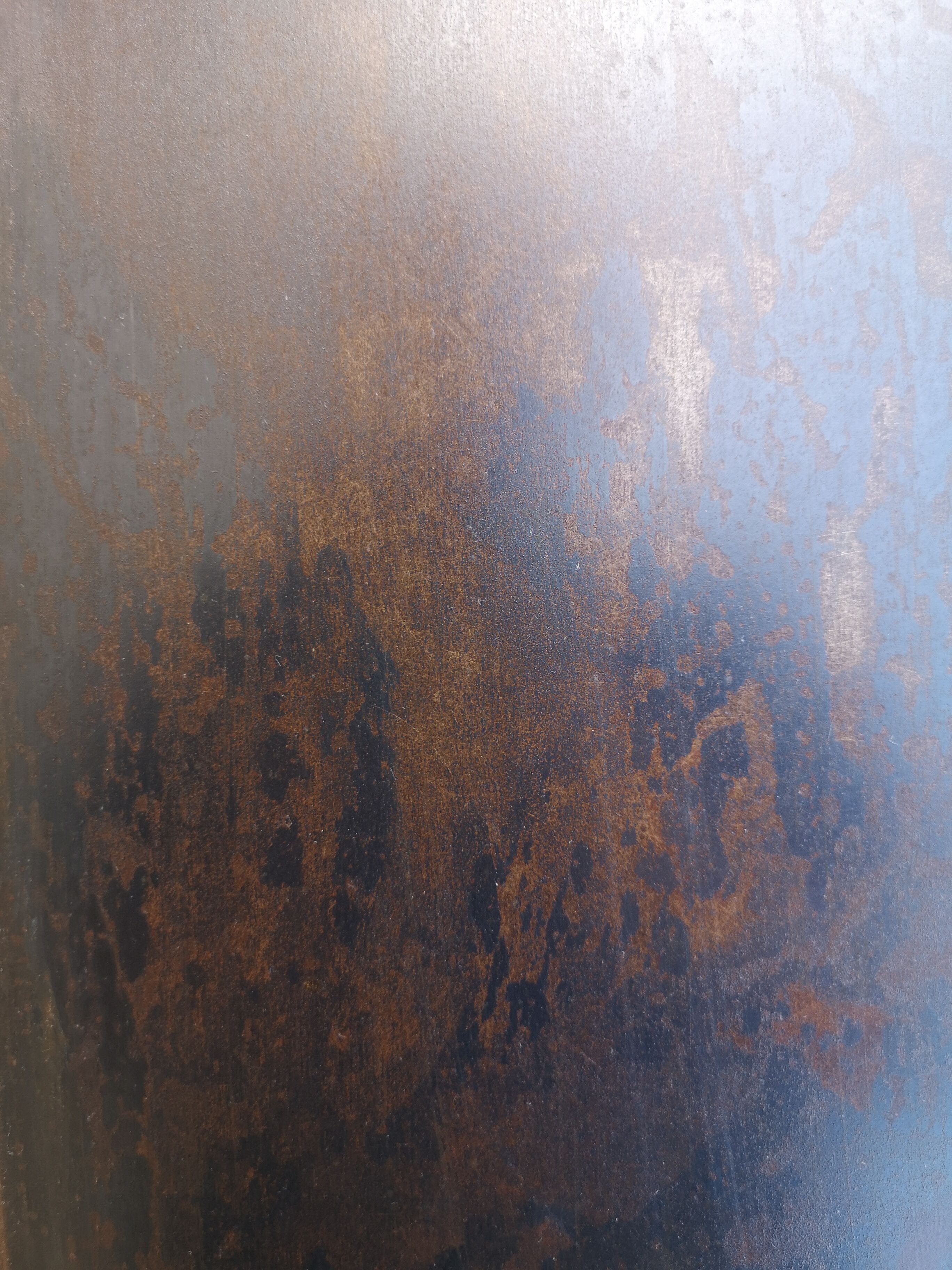 Industrial style oak desk