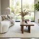 Large Onda coffee table – cherry wood