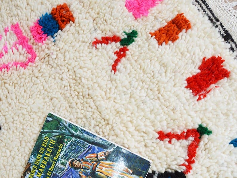 Handmade moroccan berber carpet 180 x 100 cm