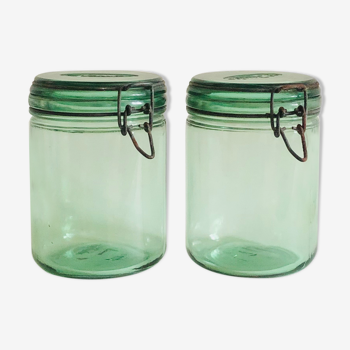 Pair of jars 1L The Ideal vintage