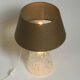Heavy large Mid Century Modern glass table lamp by Rupert Nikoll Vienna | h