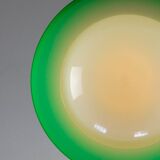 Italian Space Age Pendant in Brass and Acrylic Glass, 1970s