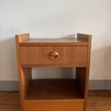 Scandinavian bedside table in teak, 1960.