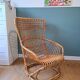 Fauteuil en rotin par Tito Agnoli