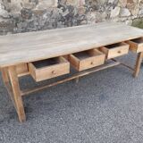 214 cm drawer farm table