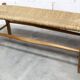 Rustic artisanal brutalist bench 1960 93cm