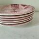 6 Italian plates CAPA San Polo hand-painted from the 1970s.
