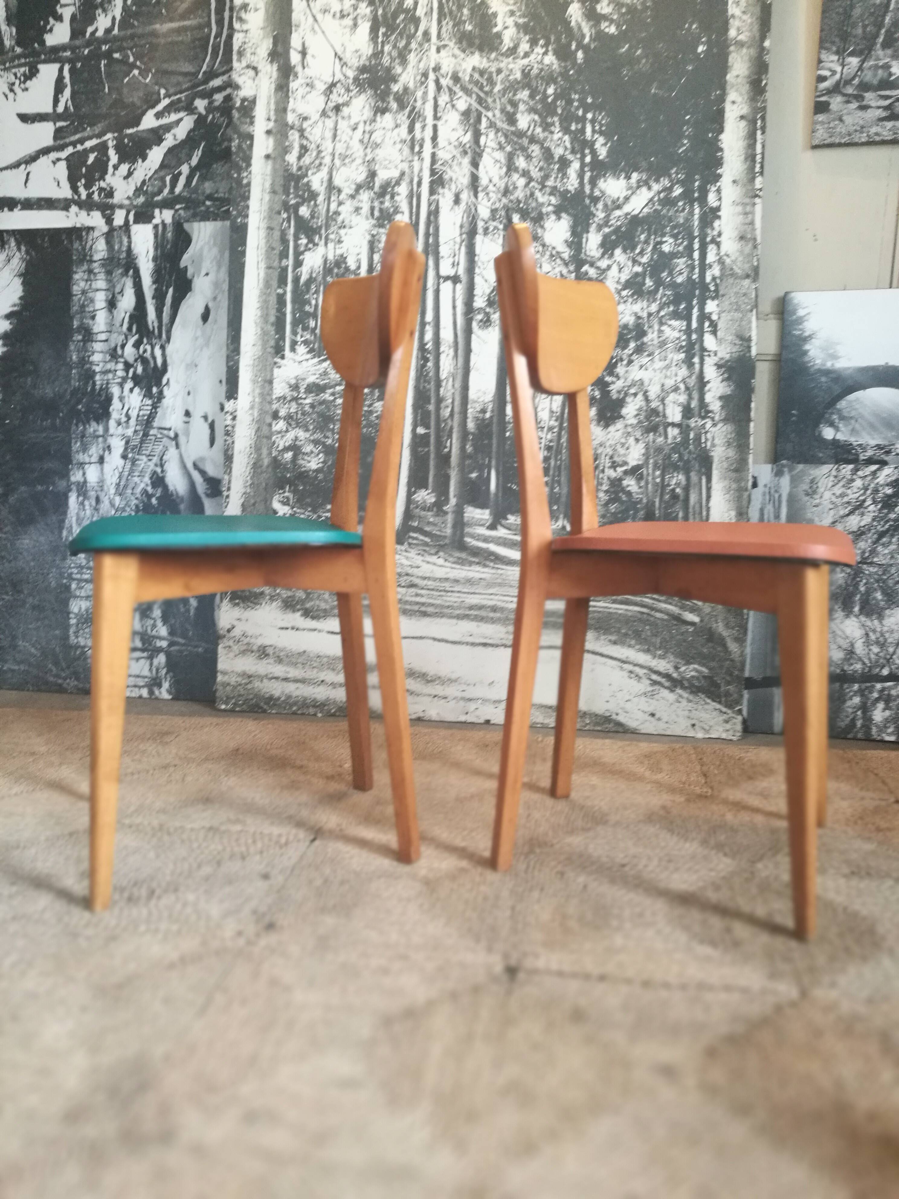 Pair of bistro chairs 1960
