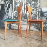 Pair of bistro chairs 1960